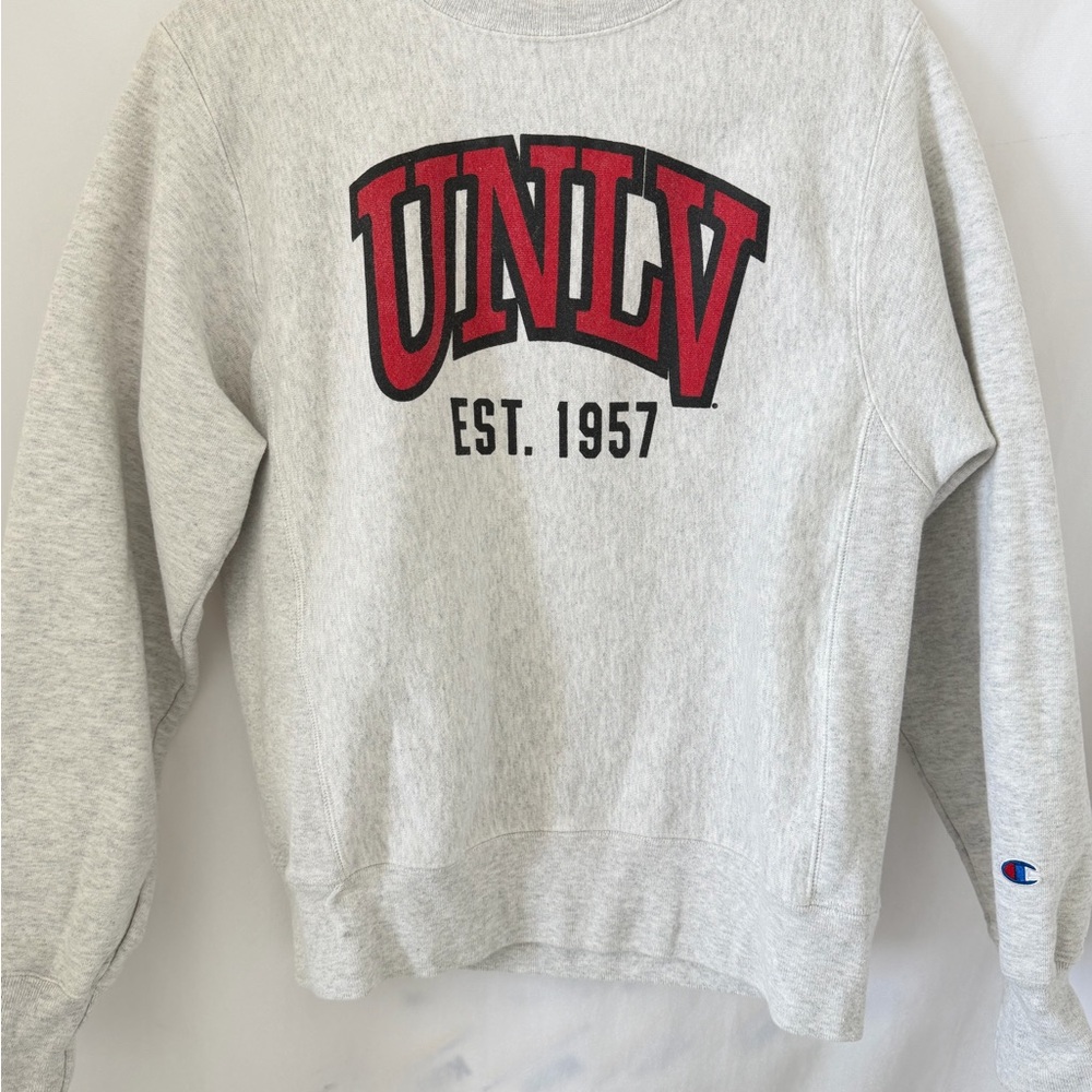 Champion Gray UNLV Crew Neck Sweater
